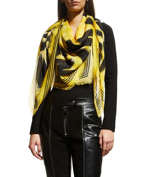 Blue Alexander McQueen Scarves & Accessories at Neiman Marcus.